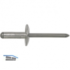GESIPA Poly Grip Mehrbereichsniet Grossflachkopf 4.0x10/12 Alu mit Edelstahldorn