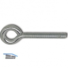Ringschraube mit metrischem Gewinde M 8x30 verzinkt-blau