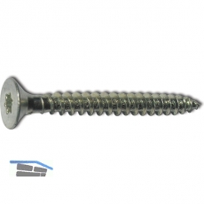 Spanplattenschraube Senkkopf 5.0x 40 Vollgewinde Torx 25 Edelstahl A2