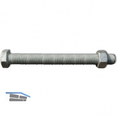 SRUBENA EN15048-1 8.8U M20X 40 VG feuerverzinkt SB-Schraube