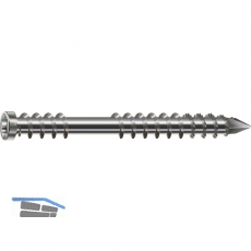 SPAX Terrassenschraube mit Zylinderkopf 5.0x 40 Torx 25 Edelstahl A2