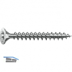 SPAX Senkkopf 3.5x 25 Vollgewinde Torx 15 verzinkt-blau mit Zulassung