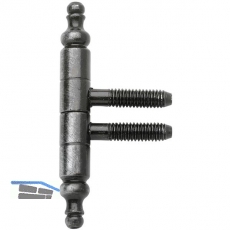 Stil Einbohrband, Band- 11 mm, Zink schwarz gebrstet
