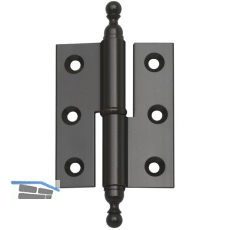 Stil-Mbelband gerade, links, 50x40mm, Messing brniert