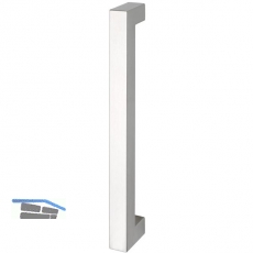 MARCHESI Stangengriff 4842 - 400mm, LA. 370mm, 30 x 30mm, Edst. rostfrei