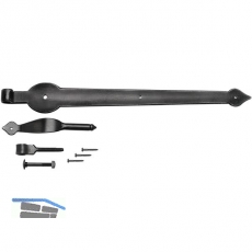 Trlangband KREMS 2317, 500 mm, Eisen alt gebrstet