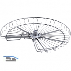 VAUTH-SAGEL RECORNER Drehbeschlag mit 3/4 Kreisböden, ø 720, KB 800/900 mm