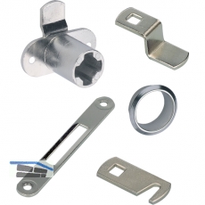 HETTICH PRESTIGE 2000 Zylinder-Hebelschloss Z23 Set, 18, 78020