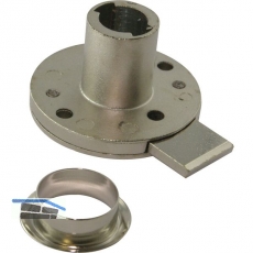 HEKNA 508 Zylinder-Kastenschloss Lade, Dornma 40 mm, Zamak