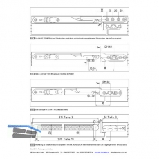 IMH-ABS Mitnehmerhaken GF UNI 20 V Gr.1, 235 x 20 mm,schwarz verzinkt,DIN rechts