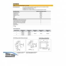 GEZE OL90N/OL95 Flgelbock gleitend fr Holzfenster Euronut, Alu silber eloxiert