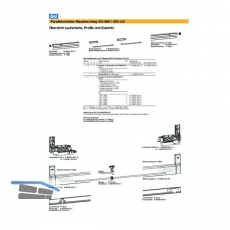 GU-966/150 mZ/oZ Profilbeutel, Schema A-K und C, L=1960 mm, wei