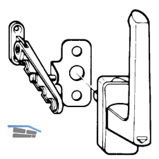 SECOTEC Drehbegrenzer Kunsstoff wei SB-1