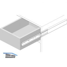 ACCURIDE 2026L Kugelkfigfhrung - Teilauszug, 35 kg, Schienenlnge 550 mm