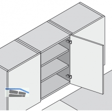 BLUM CLIP top 120 Standardscharnier, gerade, ohne Feder, INSERTA