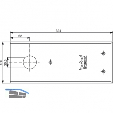 Abdeckplatten BTS 84, Edelstahl