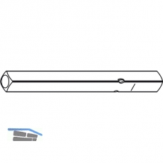 DORMA Drckerstift PR 114 PB FS - Vierkant 9 mm, 149 mm, Stahl verzinkt