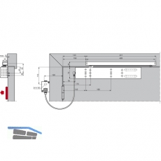 Trschlieer TS99FL mit Gleitschiene, silber