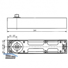 Bodentrschlieer DORMA BTS 80, EN 6 mit Feststellung 75-180