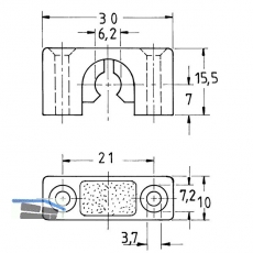 JuNie Stangenfhrung  6 mm