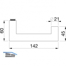 ECO Drckerlochteil D 330 - VK 9 mm, FS, Edelstahl rostfrei