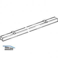 EKU CLIPO Einfach- Laufschiene Alu, Drehriegel, L - 2500