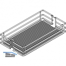 VAUTH-SAGEL SAPHIR Einhngekorb, 250 x 80 x 460 mm, KB 300 mm, Stahl verchromt