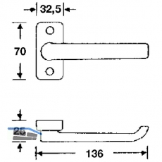FSB Drckerlochteil 06 0634 002 - 8 mm, silber eloxiert