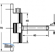 Fensterband 2006, Rolle 13 x 45 mm, Stahl verzinkt