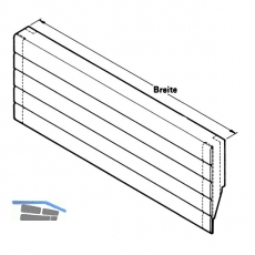 Standard Frontblende, Breite 900 mm, Euro Ahorn roh