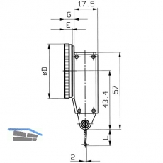 KFER Fhlhebelmessgert K 30 Messbereich 0,8 mm Ablesung 0,01 mm