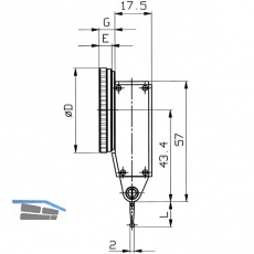 KFER Fhlhebelmessgert K 33 Messbereich 0,5 mm Ablesung 0,01 mm