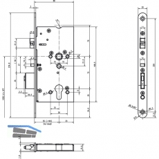 Mediator Schloss PZ 72, DM 65 mm, Stulp 20 x 235 mm (609-701PZ-----1)