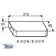 Elektroantrieb E 212 R1, Aluminium RAL 9016