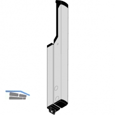 Zubehr GEZE OL 90 N fr flexible bertragung, Aluminium wei RAL 9016