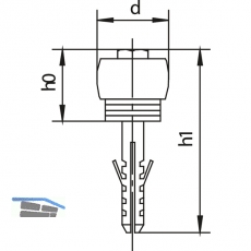 Fhrungsrolle HELM 559 D, Kunststoff wei