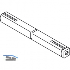 HEWI Drckerstift geteilt 72.3 R - VK 9 mm, 9,1-19 x 19,1-29 mm, Stahl verzinkt