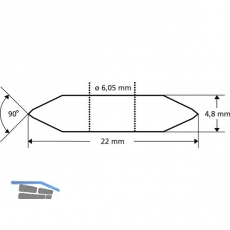 KAUFMANN HM Ersatzschneidrad zu Fliesenschneidmaschine Topline