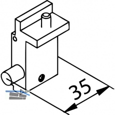 Stopper HELM GT-L 80 fr Einzugsdmpfung, links