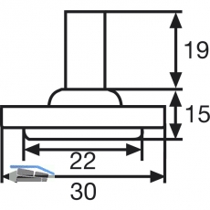 Hhenverstellschraube M10x20, verzinkt SB-Verpackt