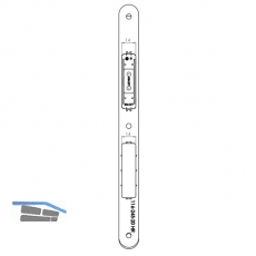 Schlieblech zu Magnetfallenschloss 116-245-18HR/41, 245 x 18 x 3 mm, Edelstahl