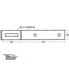 Kellertrarbe, 208 mm, Stahl blank