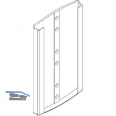 Kleiderlift-Halterung fr Junior 10 kg, 1 Garnitur = 2 Stk., Kunststoff grau