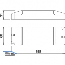 LED-Netzgert NG40, 12 V/DC, 10-fach Verteiler, Leistung 60 W