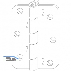 Scharnier Rustico gerade fr Faltlden Faltschema B (14060)