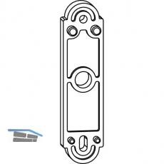 Unterlage MACO Rustico fr Ladenhalter f. Tren, Strke 5 mm, schwarz (42120)