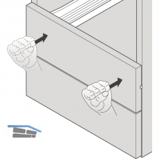 BLUM Krnerlehre METABOX ZML.1500, Kunststoff/Stahl