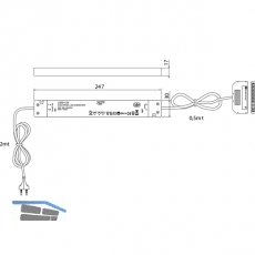 LED-Netzgert NG39, 12 V/DC, 10-fach Verteiler, Leistung 30 W