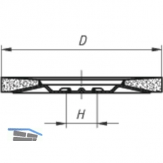 LUKAS Schleiflamellenteller SLTT Z Power  125 mm Korn 60