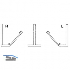 Rustikales Schlossset Melk PZ, links, DM 70, Schmiedeeisen geschwrzt gewachst